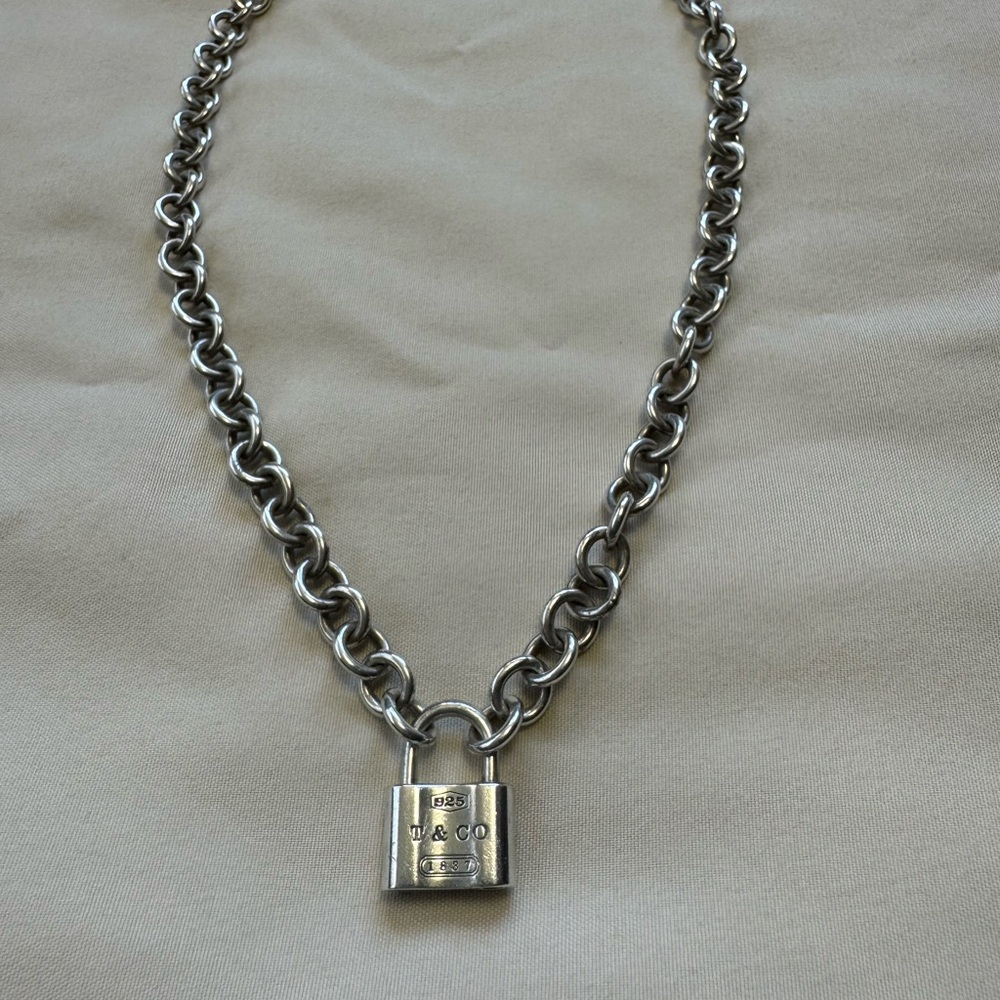 Padlock Lock Chain Necklace